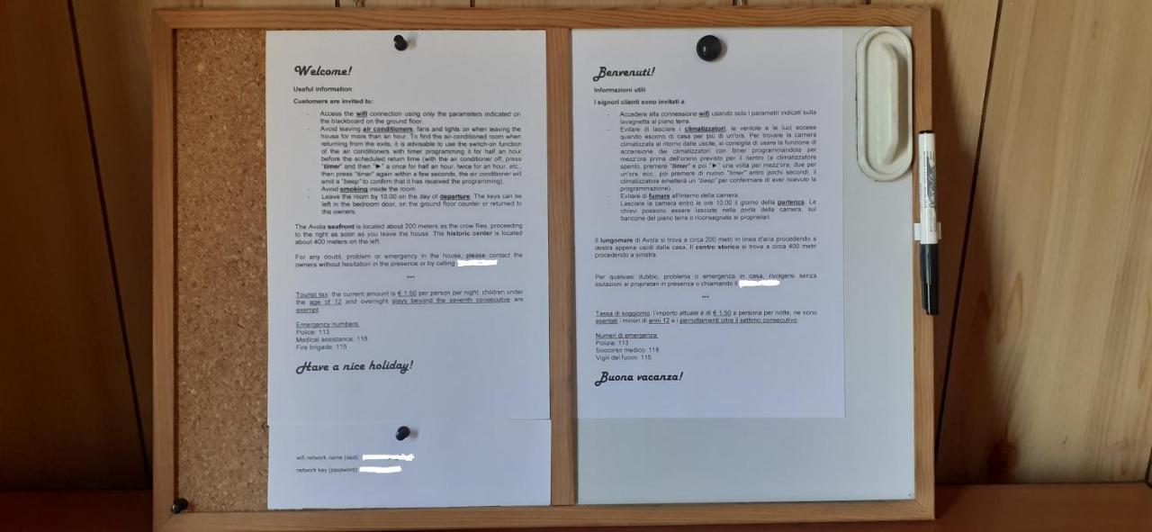 Ferienwohnung Mignon Locazioni Brevi Ad Avola - Sicilia - Mare Exterior foto